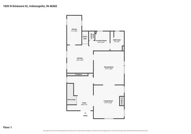 47th image of 1835 N Delaware St, Indianapolis, IN 46202 | MLS# 22119815