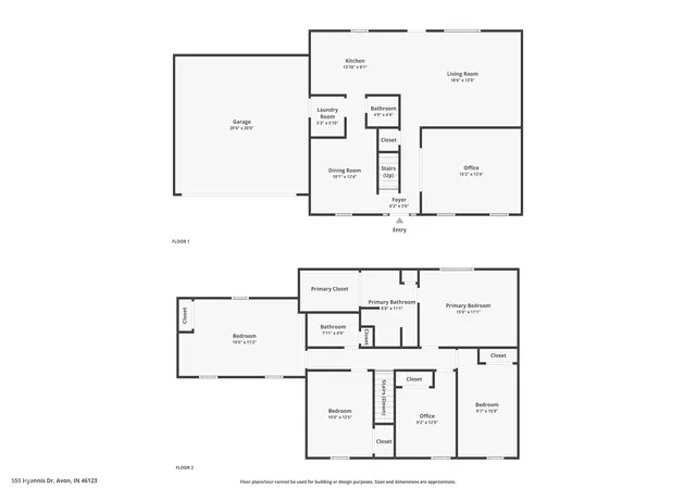 46th image of 555 Hyannis Dr, Avon, IN 46123 | MLS# 22120113