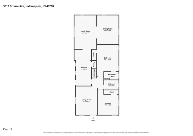 3rd image of 3512 Brouse Ave, Indianapolis, IN 46218 | MLS# 22120127