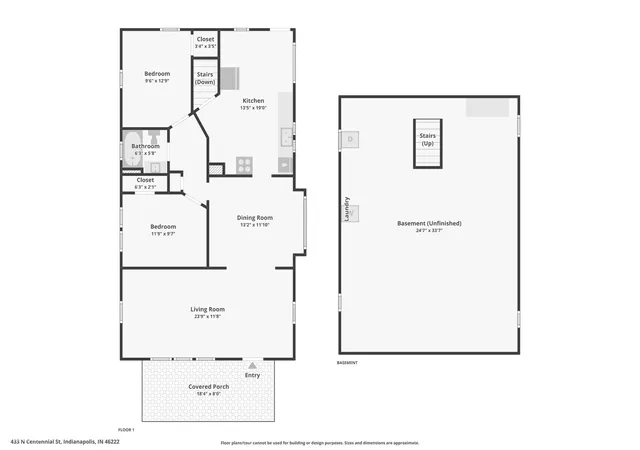22nd image of 433 N Centennial St, Indianapolis, IN 46222 | MLS# 22120878