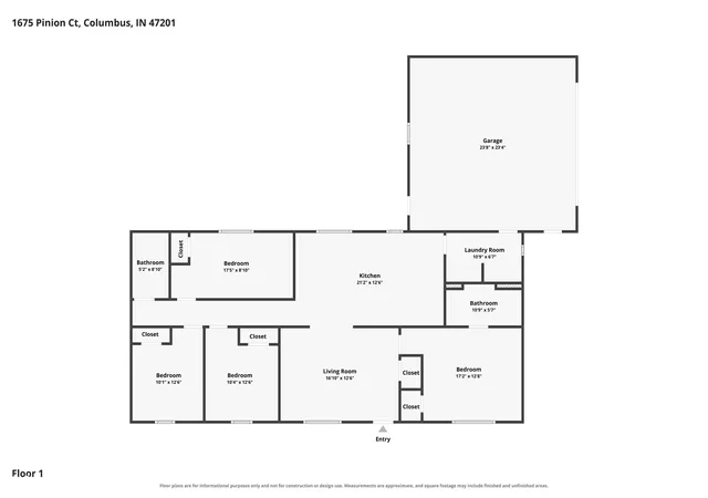 Photo 3 of Sale Pending at 1675 Pinion Ct, Columbus, IN 47201 | MLS# 22121182 | Listing updated on 2026-08-23