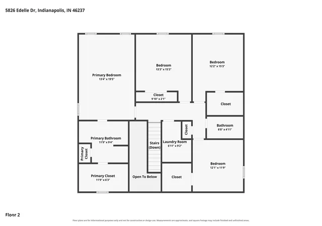 Photo 25 of Single family home for sale at 5826 Edelle Dr, Indianapolis, IN 46237 | MLS# 22121607 | Listing updated on 2026-09-13