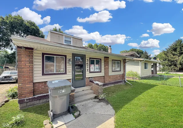 Photo 1 of Single family home for sale at 3671 Creston Dr, Indianapolis, IN 46222 | MLS# 22122940 | Listing updated on 2026-08-31