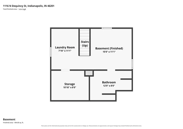 Photo 39 of Single family home for sale at 1116 N Dequincy St, Indianapolis, IN 46201 | MLS# 22123686 | Listing updated on 2026-09-12