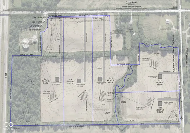 Photo 1 of Land for sale at 7840 S County Rd 850 E, Zionsville, IN 46077 | MLS# 22124093 | Listing updated on 2026-09-04