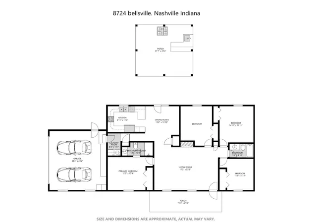 Photo 2 of Single family home for sale at 8724 Bellsville Pike, Nashville, IN 47448 | MLS# 22125046 | Listing updated on 2026-10-27