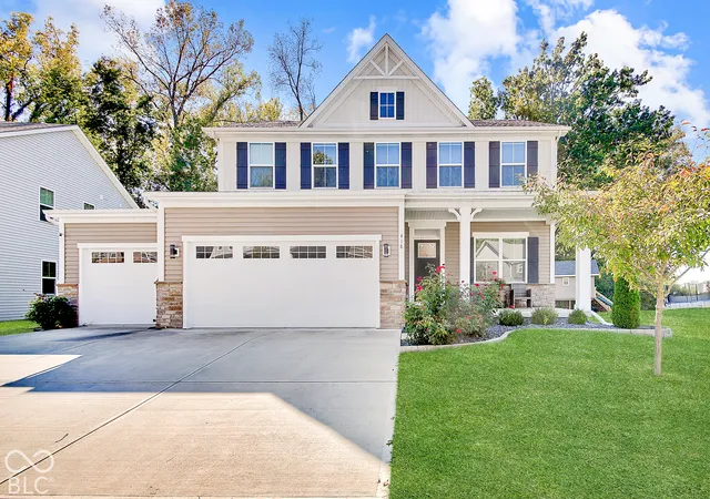 Photo 1 of Single family home for sale at 418 Gathering Ln, Greenwood, IN 46143 | MLS# 22126140 | Listing updated on 2026-10-07
