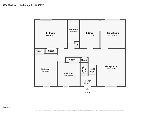 Photo 3 of Single family home for sale at 5556 Meckes Ln, Indianapolis, IN 46237 | MLS# 22126369 | Listing updated on 2026-10-06