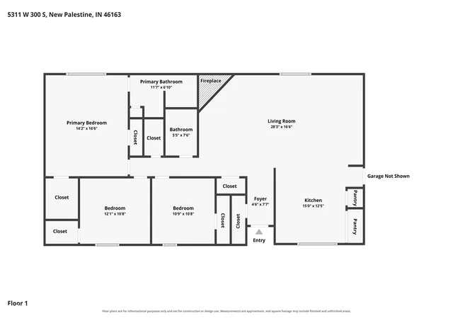 Photo 3 of Single family home for sale at 5311 W 300 South, New Palestine, IN 46163 | MLS# 22126399 | Listing updated on 2026-09-21
