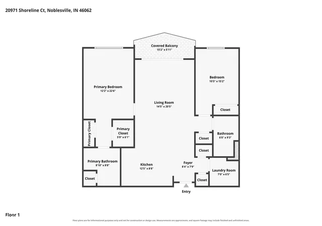 Photo 3 of Condo for sale at 20971 Shoreline Ct #215, Noblesville, IN 46062 | MLS# 22126833 | Listing updated on 2026-09-25