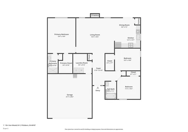 Photo 21 of Single family home for sale at 111 Brixton Woods E Dr, Pittsboro, IN 46167 | MLS# 22127508 | Listing updated on 2026-10-06