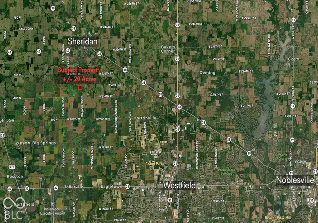Photo 3 of Land for sale at 22100 Mule Barn Rd, Sheridan, IN 46069 | MLS# 22129251 | Listing updated on 2026-10-01