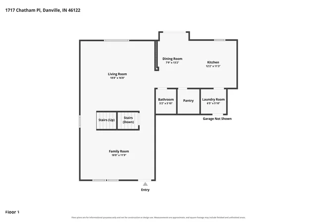 Photo 2 of Single family home for sale at 1717 Chatham Pl, Danville, IN 46122 | MLS# 22129717 | Listing updated on 2026-10-08