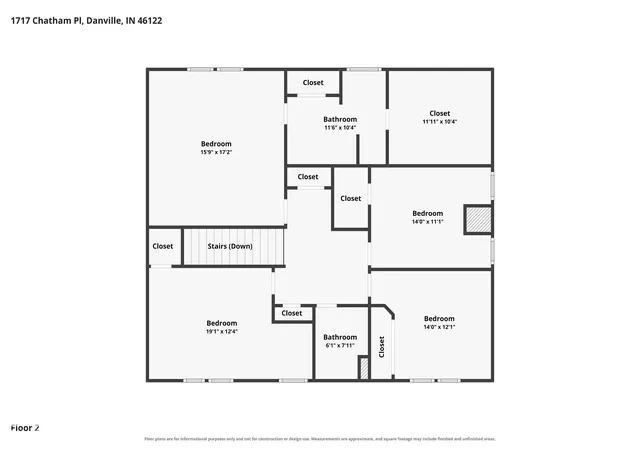 Photo 3 of Single family home for sale at 1717 Chatham Pl, Danville, IN 46122 | MLS# 22129717 | Listing updated on 2026-10-08