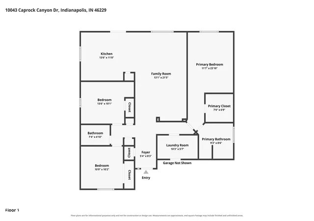 Photo 2 of Single family home for sale at 10043 Caprock Cyn Dr, Indianapolis, IN 46229 | MLS# 22130062 | Listing updated on 2026-10-09