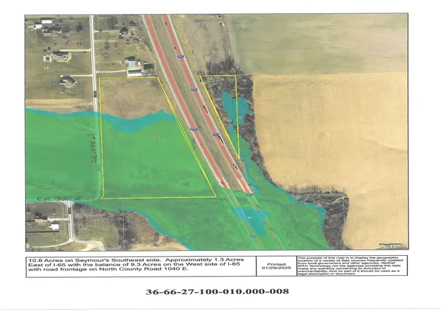 Land for sale at 3400 N Block County Rd 1040 E, Seymour, IN 47274 | MLS# 22130123