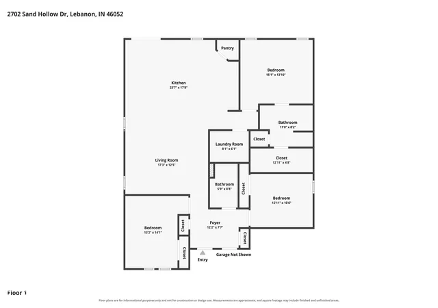 Photo 2 of Single family home for sale at 2702 Sand Holw Dr, Lebanon, IN 46052 | MLS# 22130192 | Listing updated on 2026-10-09