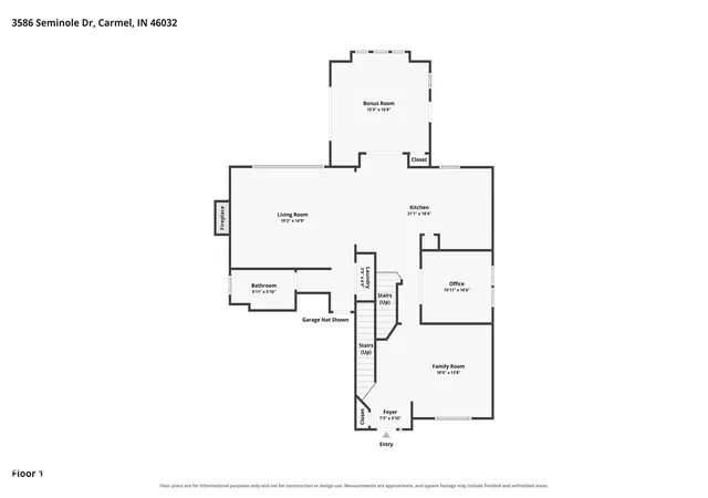 Photo 3 of Single family home for sale at 3586 Seminole Dr, Carmel, IN 46032 | MLS# 22131623 | Listing updated on 2026-10-20