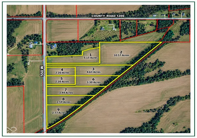 Photo 2 of Land for sale at 0 N 550 W Lot 4, Knightstown, IN 46148 | MLS# 22131962 | Listing updated on 2026-10-23