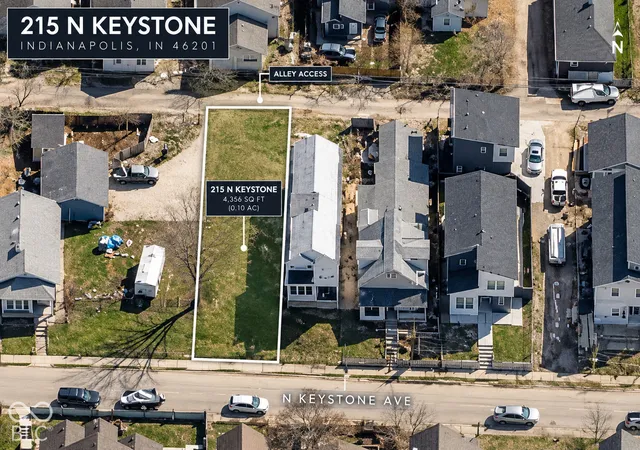 Photo 1 of Land for sale at 215 N Keystone Ave, Indianapolis, IN 46201 | MLS# 22132803 | Listing updated on 2026-10-22