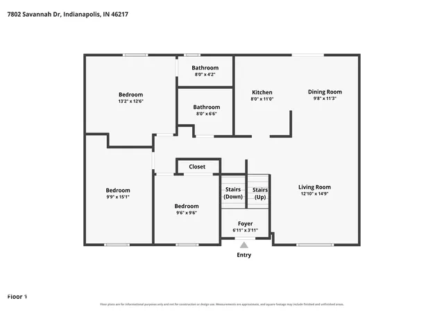 Photo 2 of Single family home for sale at 7802 Savannah Dr, Indianapolis, IN 46217 | MLS# 22132853 | Listing updated on 2026-10-24