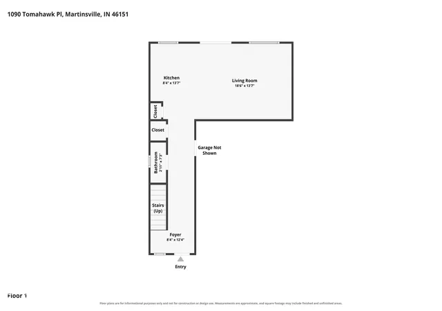 Photo 3 of Single family home for sale at 1090 Tomahawk Pl, Martinsville, IN 46151 | MLS# 22133555 | Listing updated on 2026-10-28