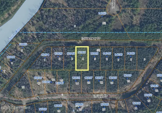Photo 1 of Land for sale at 13968 E Hideaway Dr, Willow, AK 99688 | MLS# 24-12063 | Listing updated on 2025-12-31