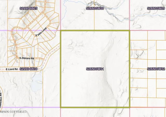 Photo 2 of Land for sale at A001 Montana Crk, Talkeetna, AK 99676 | MLS# 26-1501 | Listing updated on 2026-03-03