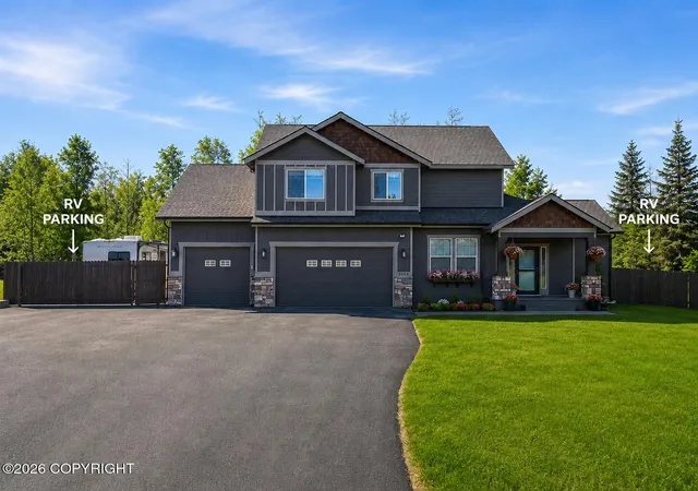 Photo 1 of Single family home for sale at 2588 W Angela Dr, Wasilla, AK 99623 | MLS# 26-3428 | Listing updated on 2026-09-10