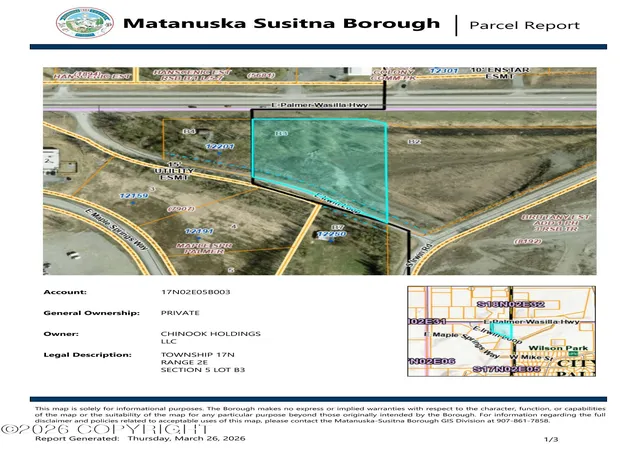 Photo 3 of Sale Pending at 1100 E Palmer Wasilla Hwy, Palmer, AK 99645 | MLS# 26-3402 | Listing updated on 2026-09-22