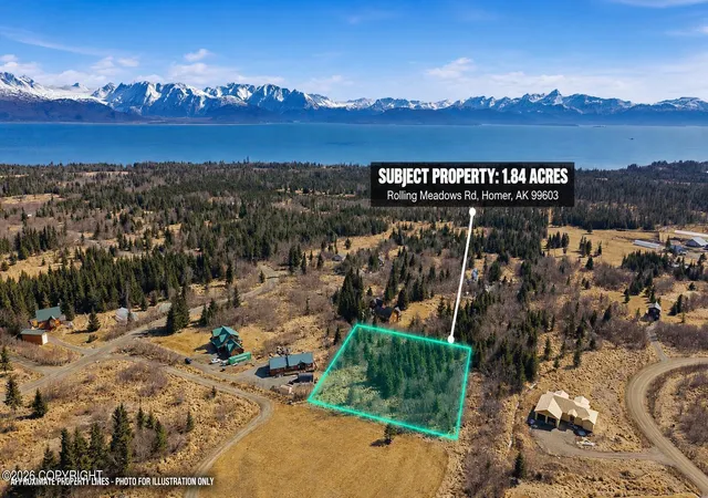 Photo 1 of Land for sale at L5c B1 Rolling Mdws Rd, Homer, AK 99603 | MLS# 26-3985 | Listing updated on 2026-08-31
