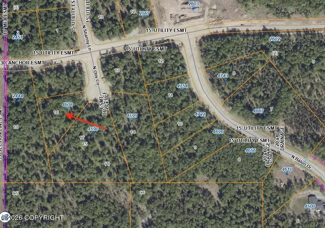 Photo 3 of Land for sale at 4608 N Otis Cir, Wasilla, AK 99654 | MLS# 26-4085 | Listing updated on 2026-06-04