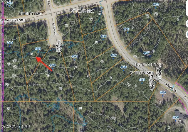 Photo 3 of Land for sale at 4608 N Otis Cir, Wasilla, AK 99654 | MLS# 26-4085 | Listing updated on 2026-06-04