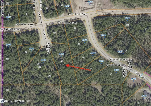 Photo 3 of Land for sale at 4595 N Otis Cir, Wasilla, AK 99654 | MLS# 26-4087 | Listing updated on 2026-06-11