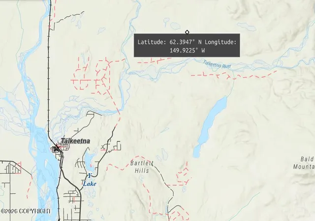 Photo 4 of Land for sale at L6-1 B5 Chase 2 #4 Asls 79 149, Talkeetna, AK 99676 | MLS# 26-5501 | Listing updated on 2026-05-19
