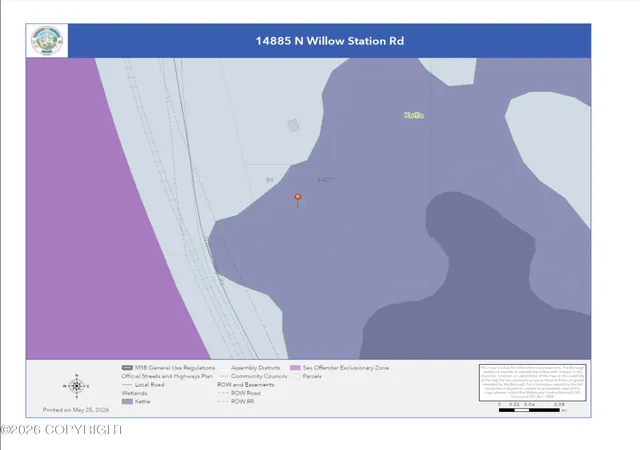 Photo 4 of Land for sale at 14557 N Willow Sta Rd, Willow, AK 99688 | MLS# 26-6263 | Listing updated on 2026-09-28