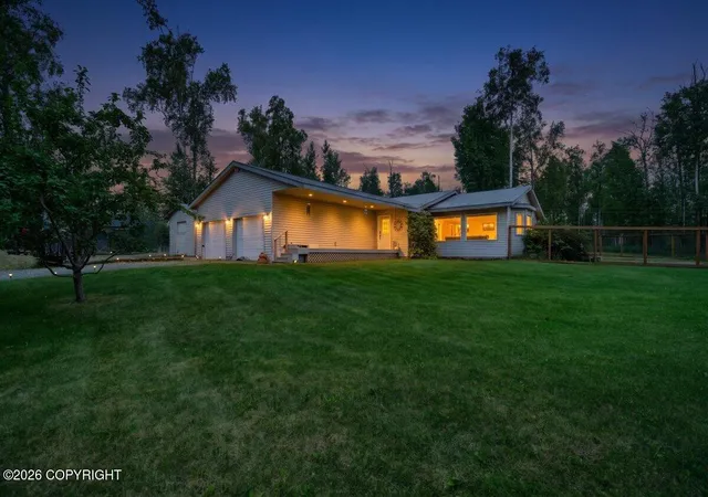 Photo 1 of Single family home for sale at 5401 W Birch Harbor Dr, Wasilla, AK 99623 | MLS# 26-9978 | Listing updated on 2026-09-01