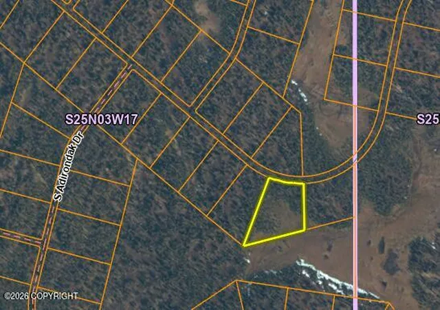 Photo 2 of Land for sale at L11 B16 E Loriens Trl, Talkeetna, AK 99676 | MLS# 26-6950 | Listing updated on 2026-07-30