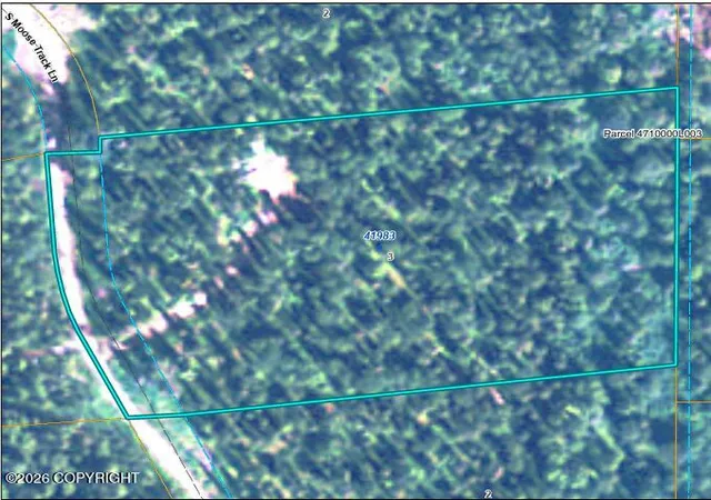 Photo 3 of Land for sale at 41983 S Moose Trak Ln, Talkeetna, AK 99676 | MLS# 26-7030 | Listing updated on 2026-07-24