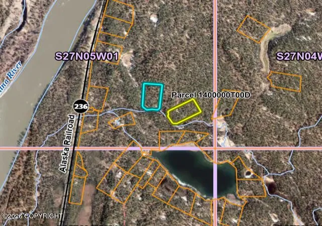 1st image of Tract D Asls 76 119, Talkeetna, AK 99676 | MLS# 26-7062