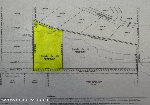 Homes for sale in Anchorage, AK | Lot A-2 Mountain Terr Est #2 Lot A-2 Rd, Anchorage, AK 99516 | MLS# 26-8162