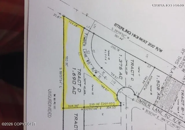 Photo 3 of Land for sale at 49335 Sterling Hwy, Soldotna, AK 99669 | MLS# 26-9271 | Listing updated on 2026-08-23