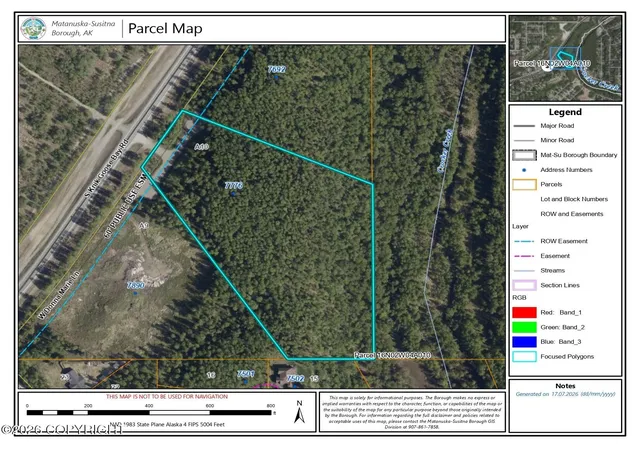 Photo 2 of Land for sale at 7776 W Donna Marie Ln, Wasilla, AK 99623 | MLS# 26-8902 | Listing updated on 2026-09-09
