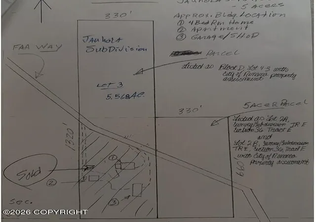 Photo 3 of Land for sale at L3 F A Way, Nenana, AK 99760 | MLS# 26-8782 | Listing updated on 2026-10-07
