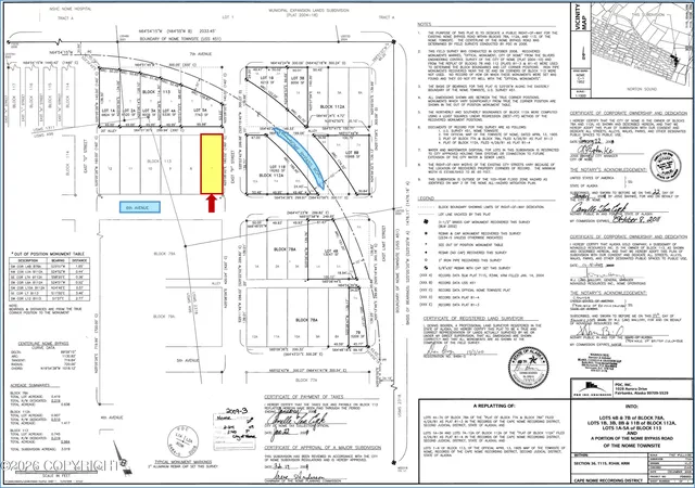 Photo 2 of Land for sale at L7 E B113 6th Ave, Nome, AK 99762 | MLS# 26-9173 | Listing updated on 2026-07-26