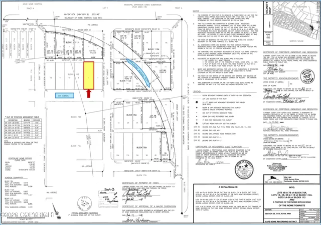 Photo 2 of Land for sale at L8 E B113 6th Ave, Nome, AK 99762 | MLS# 26-9175 | Listing updated on 2026-07-26