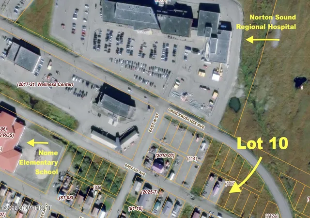 Photo 1 of Land for sale at L10 E B113 6th Ave, Nome, AK 99762 | MLS# 26-9176 | Listing updated on 2026-07-26