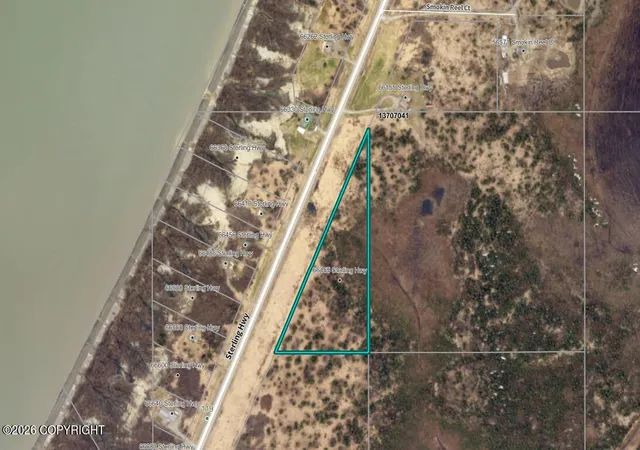 Photo 1 of Land for sale at 66455 Sterling Hwy, Clam Gulch, AK 99568 | MLS# 26-8823 | Listing updated on 2026-07-17