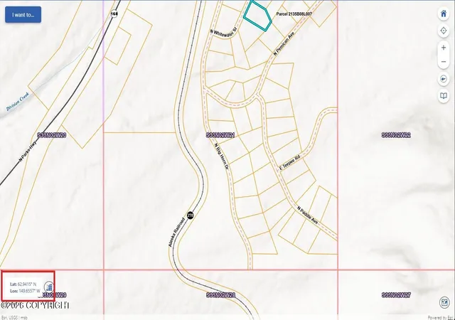 Land for sale at L7 N B8 Whitewater St, Trapper Creek, AK 99683 | MLS# 26-9836 | Listing updated on 2026-08-05