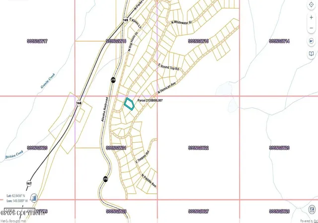 Land for sale at L7 N B8 Whitewater St, Trapper Creek, AK 99683 | MLS# 26-9836 | Listing updated on 2026-08-05